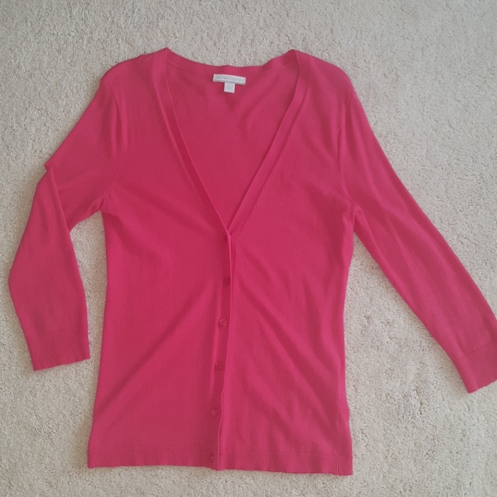 NY&Co coral cardigan